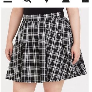 Torrid Brand Plaid Mini Skirt